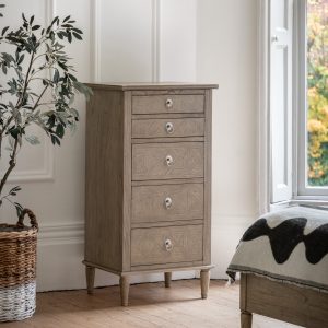 Gallery Direct Mustique 5 Drawer Lingerie Chest | Shackletons