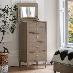 Gallery Direct Mustique 5 Drawer Lingerie Chest | Shackletons