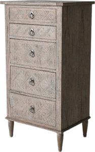 Gallery Direct Mustique 5 Drawer Lingerie Chest | Shackletons