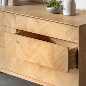 Gallery Direct Milano 6 Drawer Chest | Shackletons