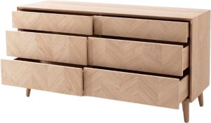 Gallery Direct Milano 6 Drawer Chest | Shackletons