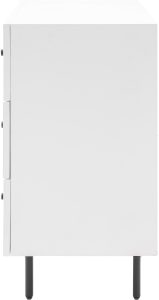 Gallery Direct Buckhurst 3 Drawer Chest White | Shackletons