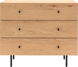 Gallery Direct Ashdown 3 Drawer Chest Natural | Shackletons