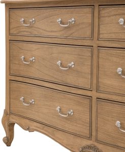 Gallery Direct Chic 6 Drawer Chest Weathered | Shackletons