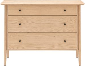 Gallery Direct Hatfield 3 Drawer Chest Natural | Shackletons