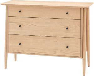 Gallery Direct Hatfield 3 Drawer Chest Natural | Shackletons