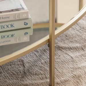 Gallery Direct Hudson Coffee Table Champagne | Shackletons