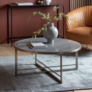 Gallery Direct Necton Coffee Table Silver | Shackletons