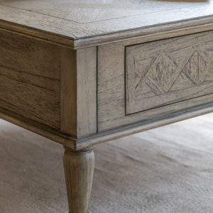 Gallery Direct Mustique Square 2 Drawer Coffee Table | Shackletons