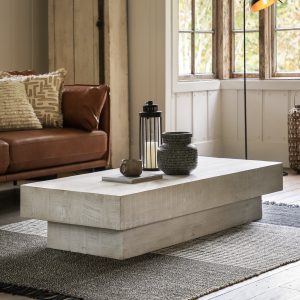 Gallery Direct Iowa Coffee Table Whitewash | Shackletons