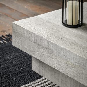 Gallery Direct Iowa Coffee Table Whitewash | Shackletons