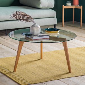 Gallery Direct Blair Round Coffee Table Oak | Shackletons