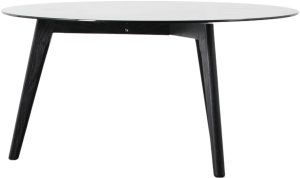 Gallery Direct Blair Round Coffee Table Black | Shackletons