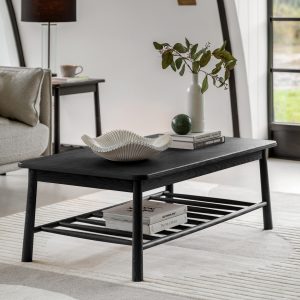 Gallery Direct Wycombe Rect Coffee Table Black | Shackletons