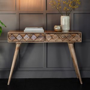Gallery Direct Tuscany Console Table Burnt Wax | Shackletons