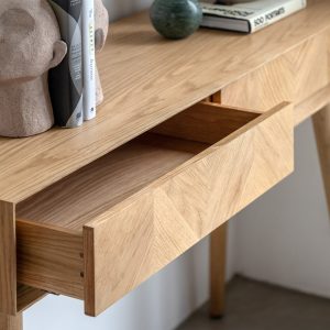 Gallery Direct Milano 2 Drawer Console Table | Shackletons