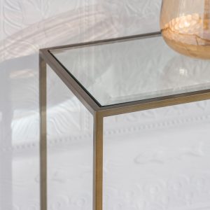 Gallery Direct Rothbury Console Table Bronze | Shackletons