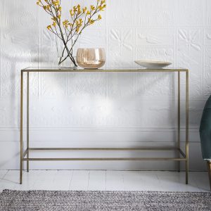 Gallery Direct Rothbury Console Table Bronze | Shackletons