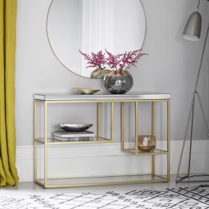 Gallery Direct Pippard Console Table Champagne | Shackletons