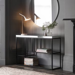 Gallery Direct Pippard Console Table Black | Shackletons Gallery Direct Pippard Console Table Black | Shackletons