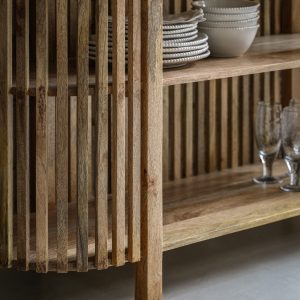 Gallery Direct Voss Slatted Console Table | Shackletons