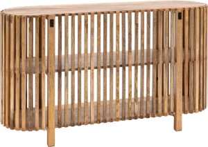 Gallery Direct Voss Slatted Console Table | Shackletons