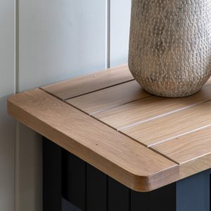 Gallery Direct Eton 2 Drawer Console Meteor | Shackletons