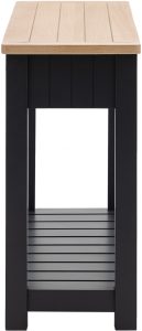 Gallery Direct Eton 2 Drawer Console Meteor | Shackletons