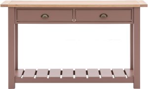 Gallery Direct Eton 2 Drawer Console Clay | Shackletons
