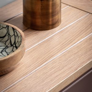 Gallery Direct Eton 2 Drawer Console Clay | Shackletons