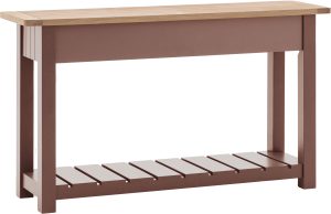 Gallery Direct Eton 2 Drawer Console Clay | Shackletons