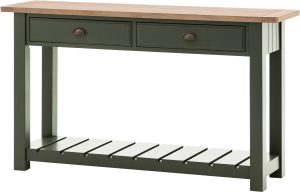Gallery Direct Eton 2 Drawer Console Moss | Shackletons