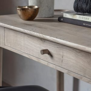 Gallery Direct Kingham 1 Drawer Desk Grey | Shackletons