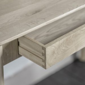 Gallery Direct Kingham 1 Drawer Desk Grey | Shackletons
