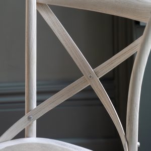 Gallery Direct Cafe Chair White Linen Set of 2 | Shackletons Gallery Direct Cafe Chair White Linen Set of 2 | Shackletons