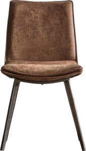 Gallery Direct Hinks Chair Brown Set of 2 | Shackletons