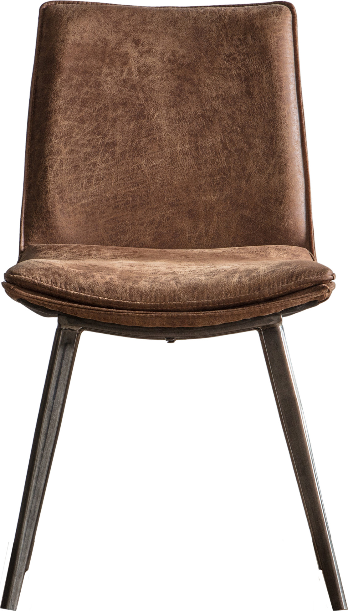 Gallery Direct Hinks Chair Brown (Set of 2)