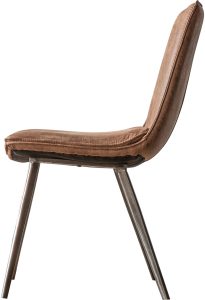 Gallery Direct Hinks Chair Brown Set of 2 | Shackletons