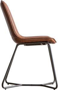 Gallery Direct Hawking Chair Brown Set of 2 | Shackletons