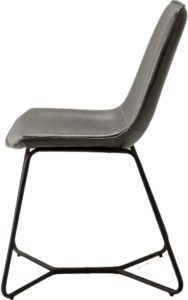 Gallery Direct Hawking Chair Charcoal Set of 2 | Shackletons