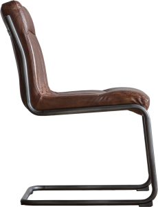 Gallery Direct Capri Leather Chair Brown | Shackletons Gallery Direct Capri Leather Chair Brown | Shackletons