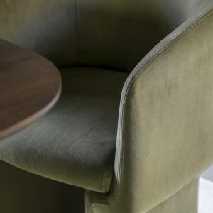 Gallery Direct Holm Dining Chair Moss Green | Shackletons