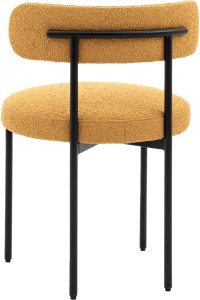 Gallery Direct Aveley Dining Chair Ochre Set of 2 | Shackletons