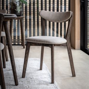 Gallery Direct Hatfield Dining Chair Smoked Set of 2 | Shackletons
