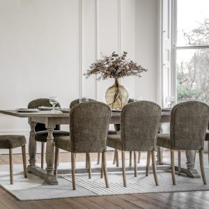 Gallery Direct Hinton Dining Chair Moss Green Set of 2 | Shackletons