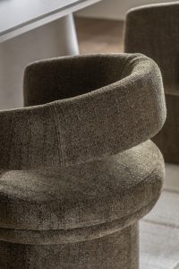 Gallery Direct Sloane Dining Chair Green Boucle | Shackletons