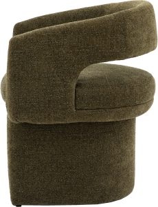 Gallery Direct Sloane Dining Chair Green Boucle | Shackletons