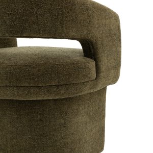 Gallery Direct Sloane Dining Chair Green Boucle | Shackletons