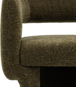 Gallery Direct Sloane Dining Chair Green Boucle | Shackletons