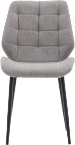 Gallery Direct Manford Dining Chair Light Grey Set of 2 | Shackletons